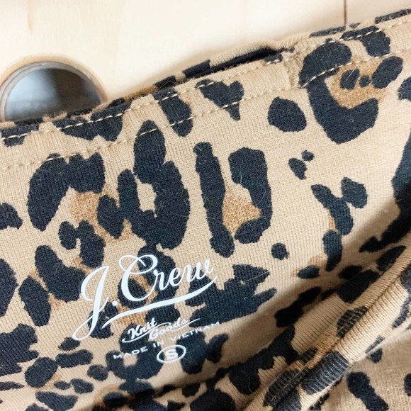 J. Crew Women’s 7/8 High-Rise Leggings in Leopard Size Small - Picture 4 of 5